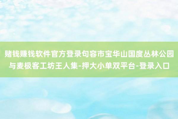 賭錢賺錢軟件官方登錄句容市寶華山國度叢林公園與麥極客工坊王人集-押大小單雙平臺(tái)-登錄入口